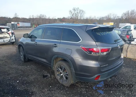 2016 Toyota Highlander Xle V6 из США, поврежденный, VIN 5TDJKRFH9GS283845